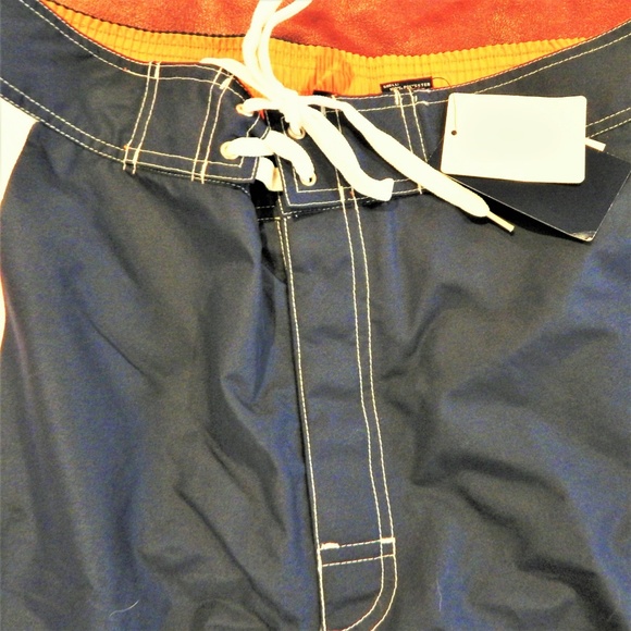 Board shorts Auburn College Men L NWT Blue orange - Picture 3 of 4